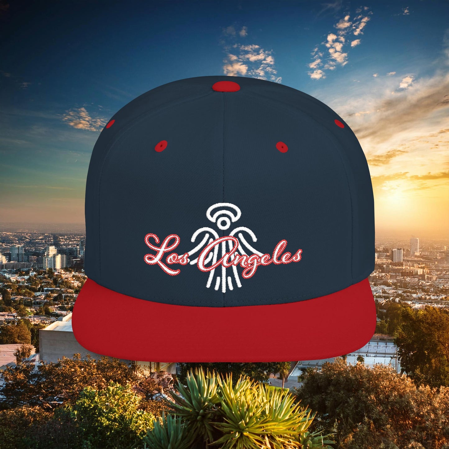 LA Angel Flat Bill Snapback