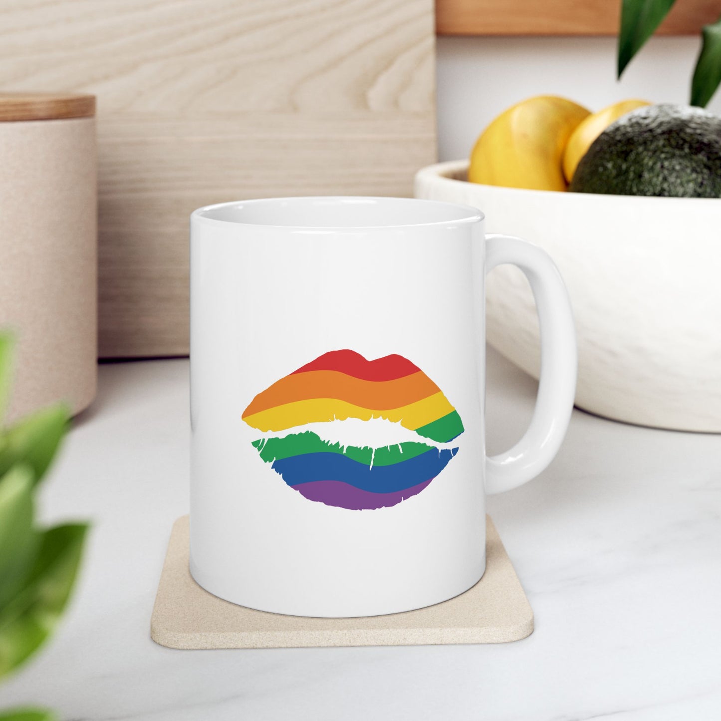 Rainbow Kiss Mugs (11oz/15oz)