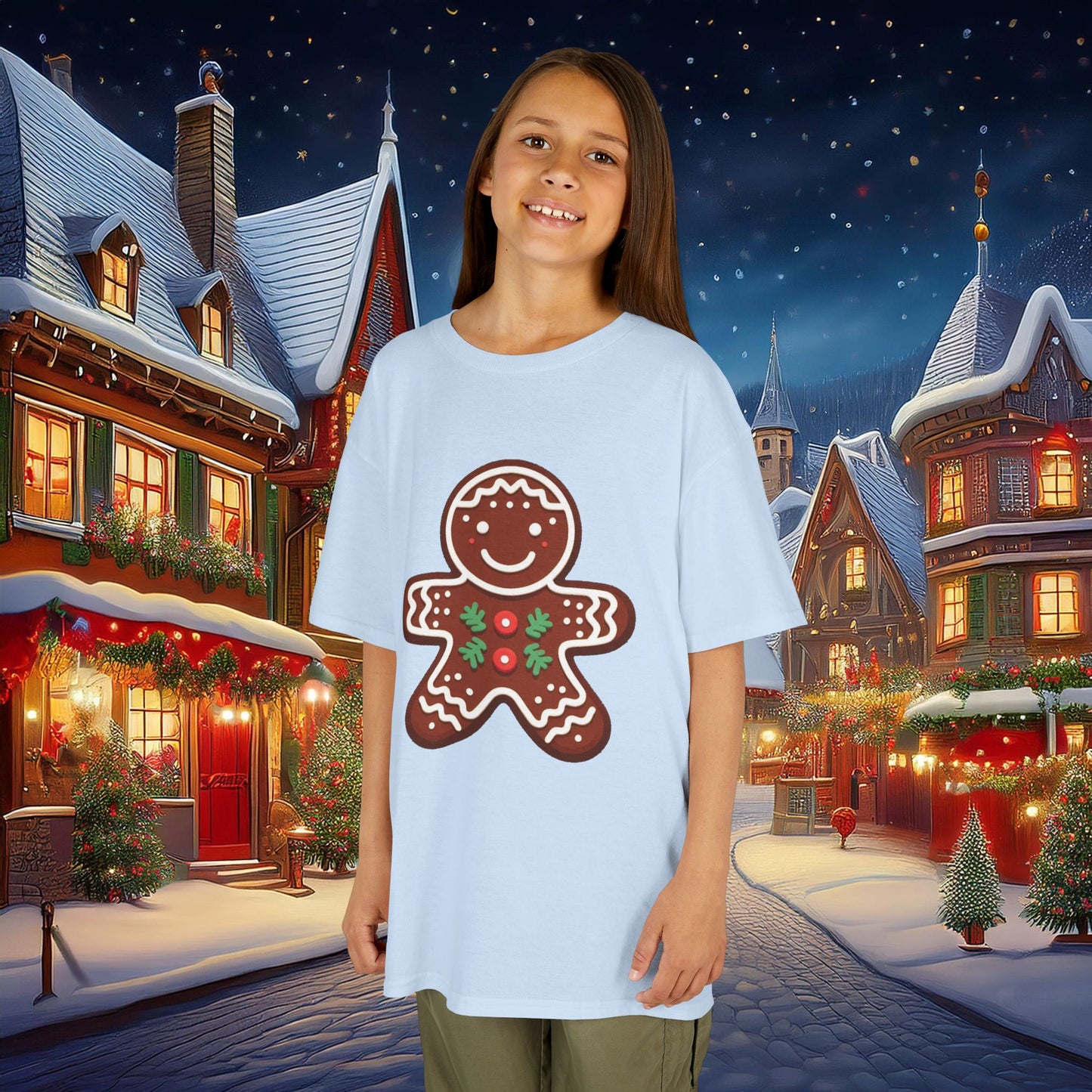 Gingerbread Man Kids Tee