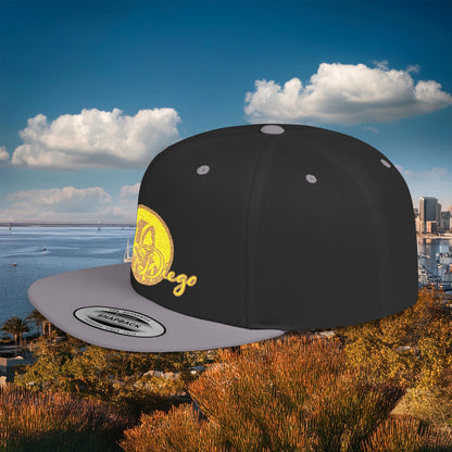 San Diego Baseball Logo Flat Bill Snapback