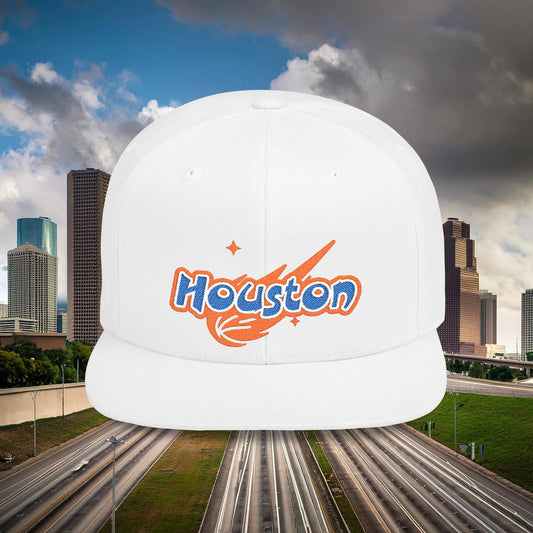Houston Asteroid Flat Bill Snapback