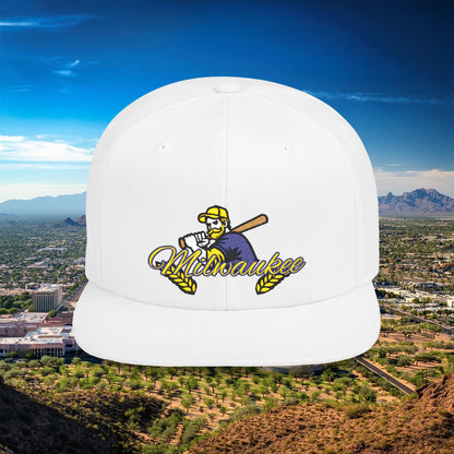 Milwaukee Baseball Flat Bill Snapback
