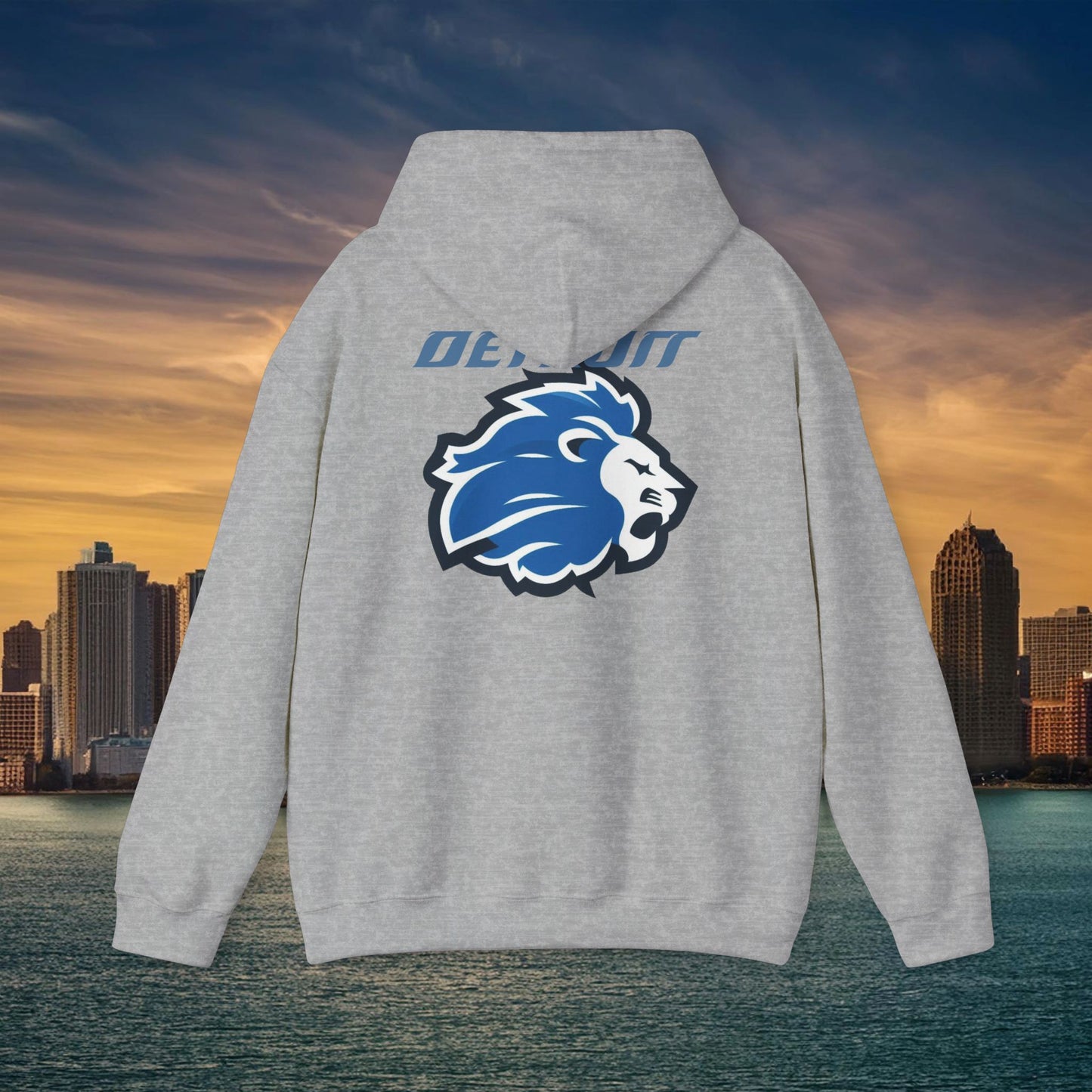 Detroit Football Logo Hoodie