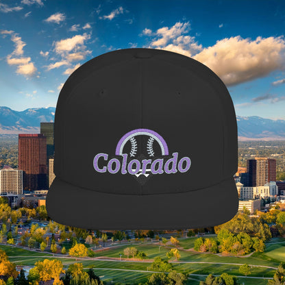 Colorado Mountain Baseball Flat Bill Snapback