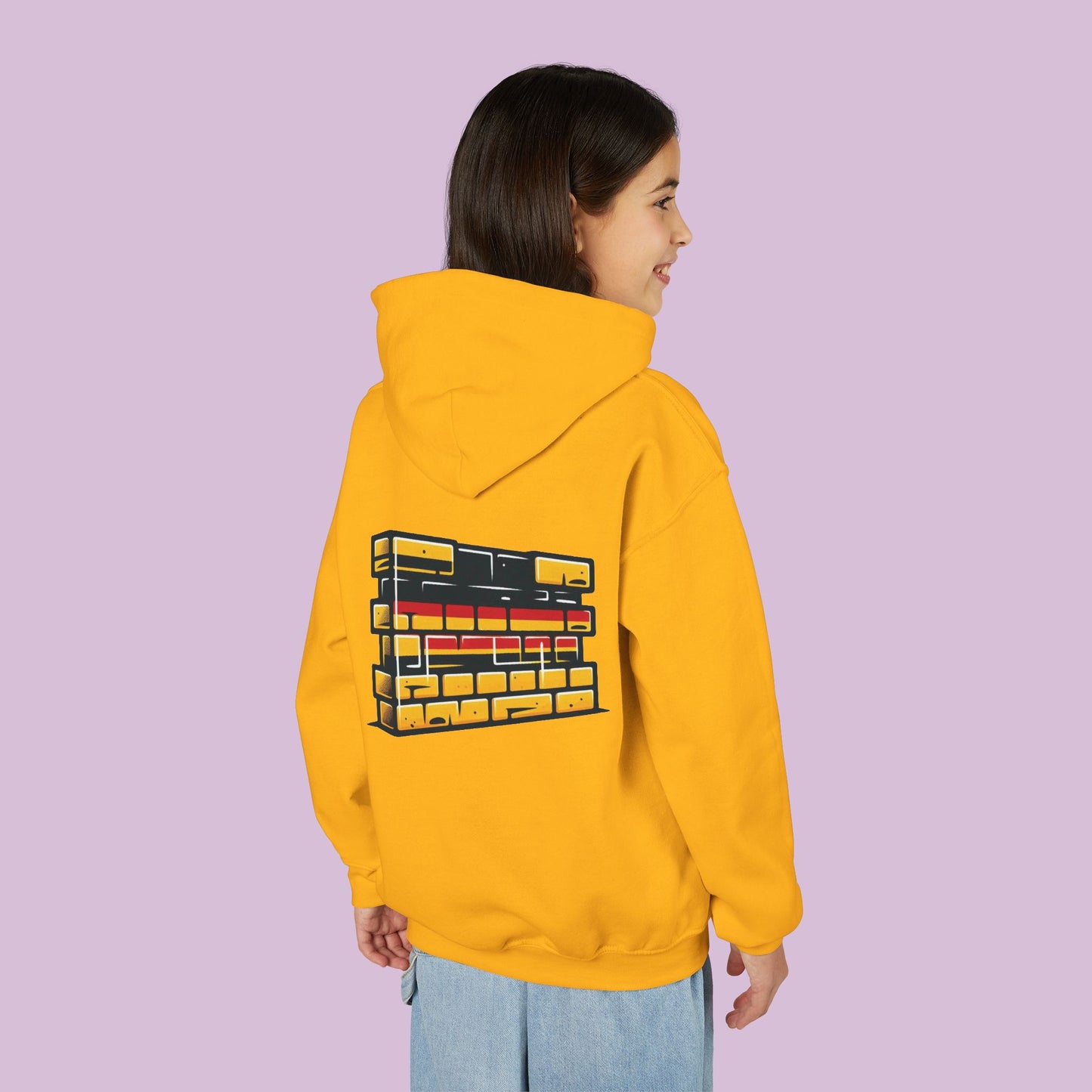 Dortmund Bundesflagge Wall Youth Hoodie
