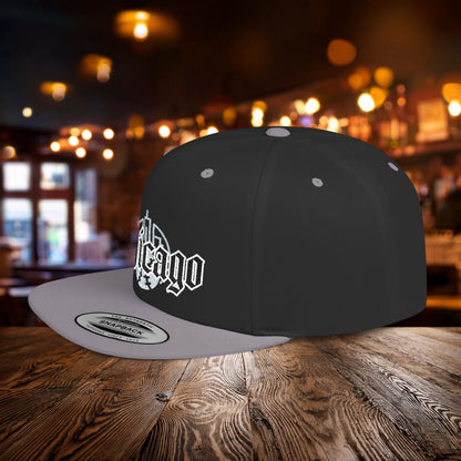 Chicago Baseball Logo Flat Bill Snapback