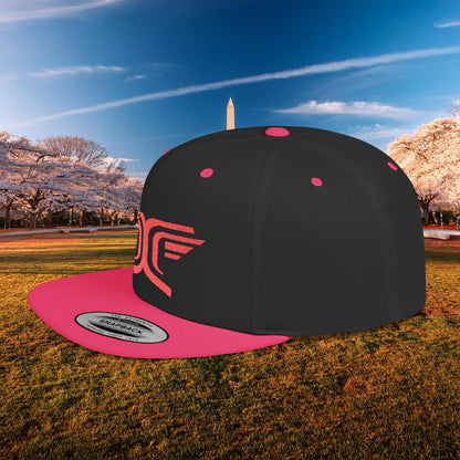 Winged DC Flat Bill Snapback