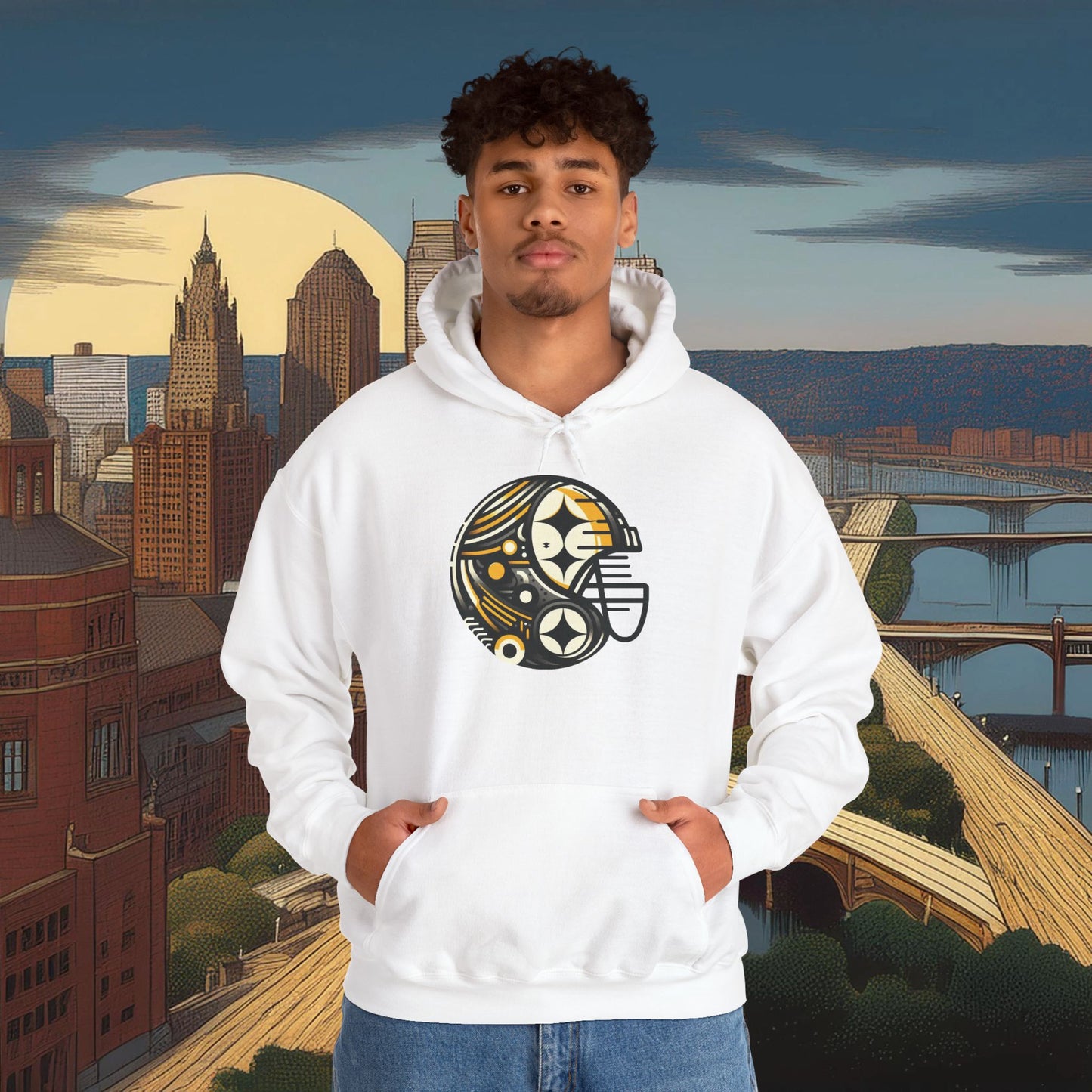 Pittsburgh Football Crest Hoodie