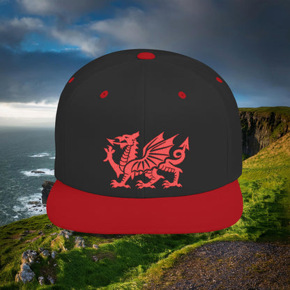 The Welsh Dragon Flat Bill Snapback