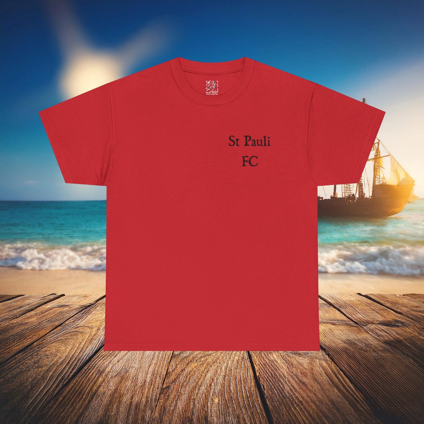 St Pauli Pirate Soccer Tee
