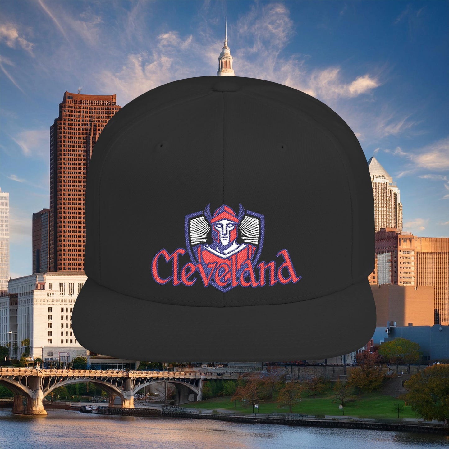 Cleveland Baseball Flat Bill Snapback