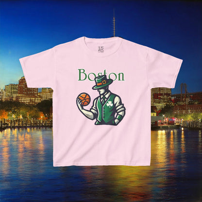 Boston Basketball Kids Tee