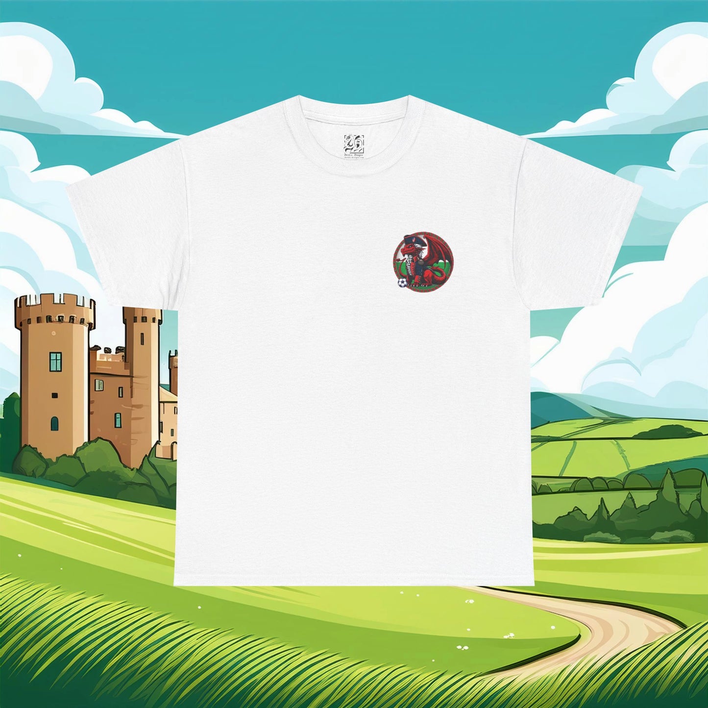 Revolutionary Red Dragons Front & Back Logo Tee