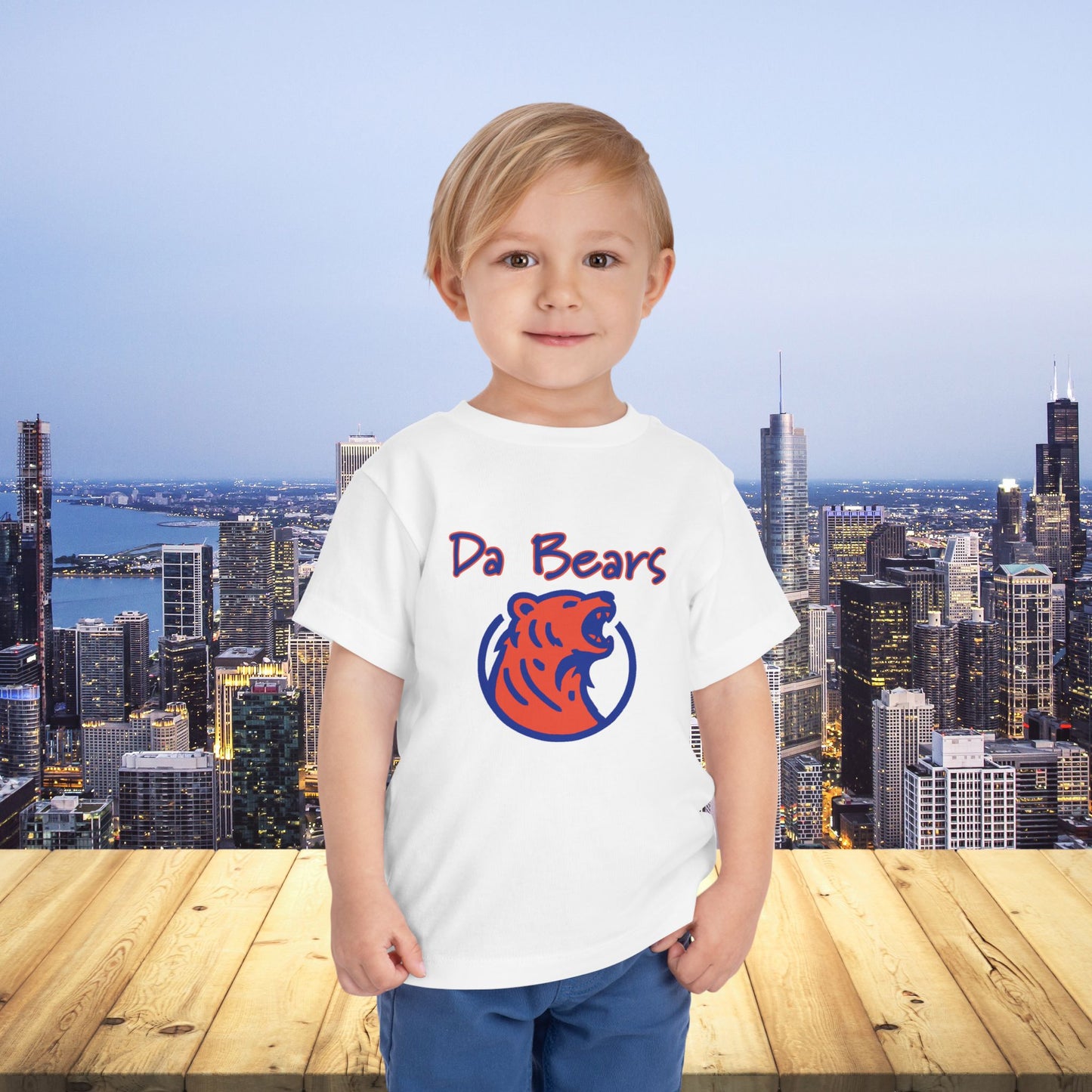 Da Bears Logo Toddler Tee