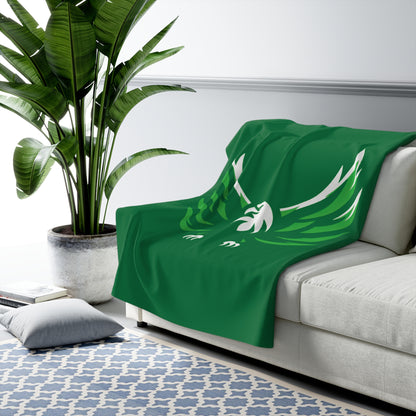 Philadelphia Eagles Logo Sherpa Fleece Blanket