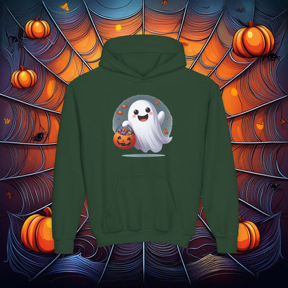 Trick or Treat Ghost Youth Hoodie