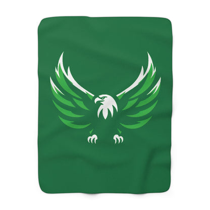 Philadelphia Eagles Logo Sherpa Fleece Blanket