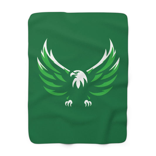 Philadelphia Eagles Logo Sherpa Fleece Blanket