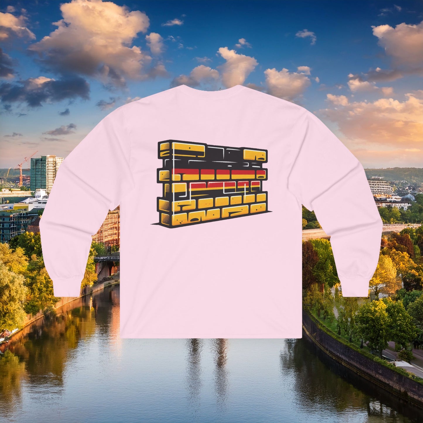 Dortmund Bundesflagge Wall Long Sleeve Tee
