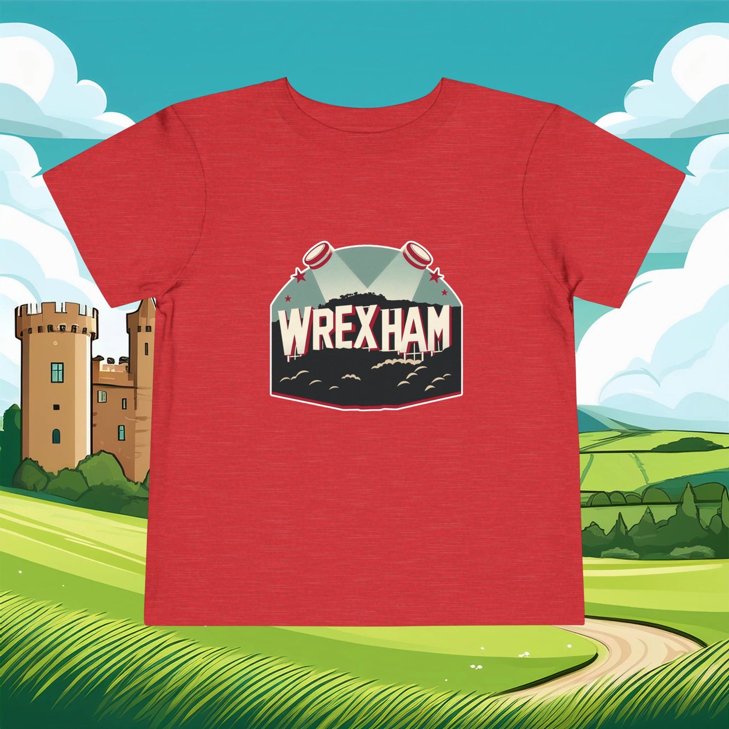 Wrexham Hollywood Sign Toddler Tee