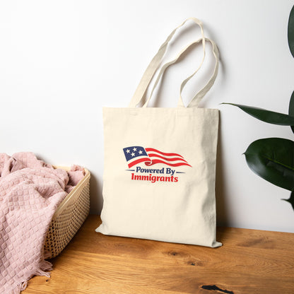 Powered By Immigrants Canvas Tote Bag