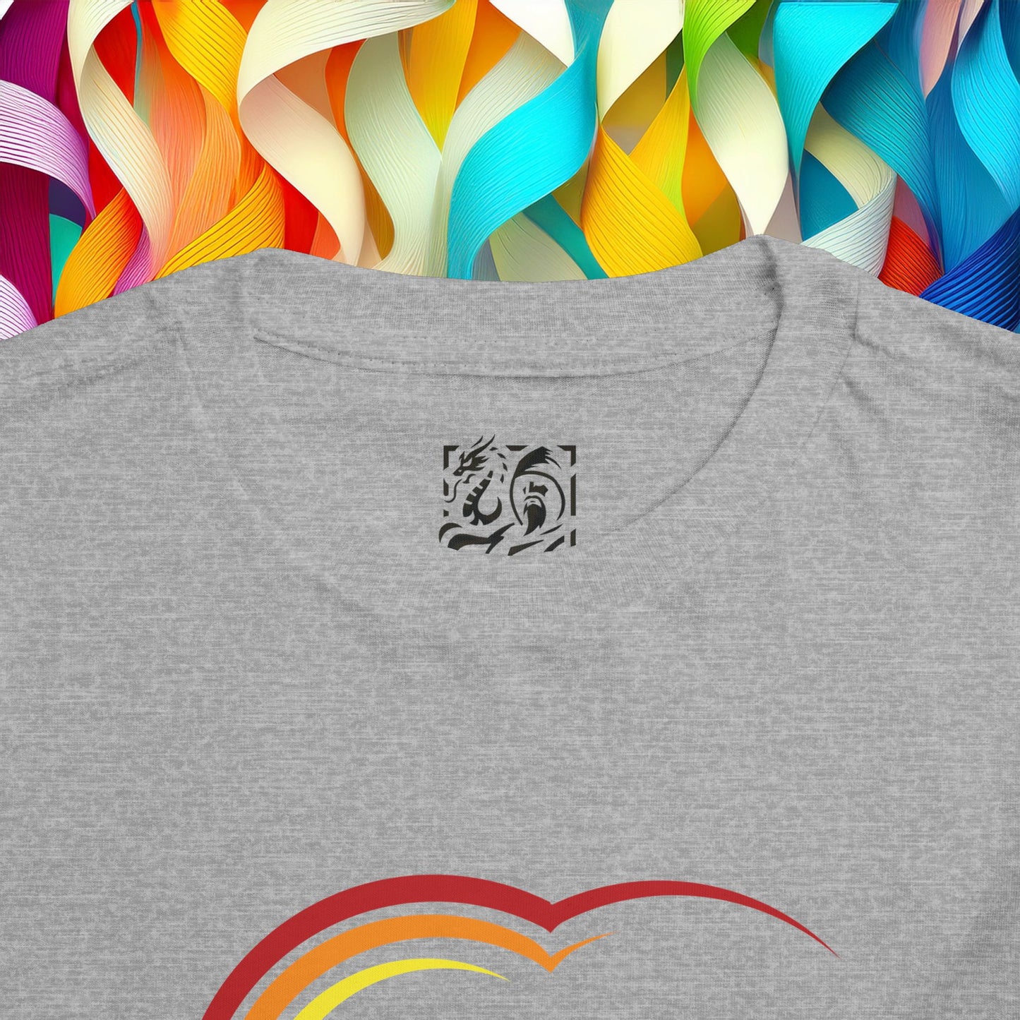 Rainbow Heart Toddler Tee