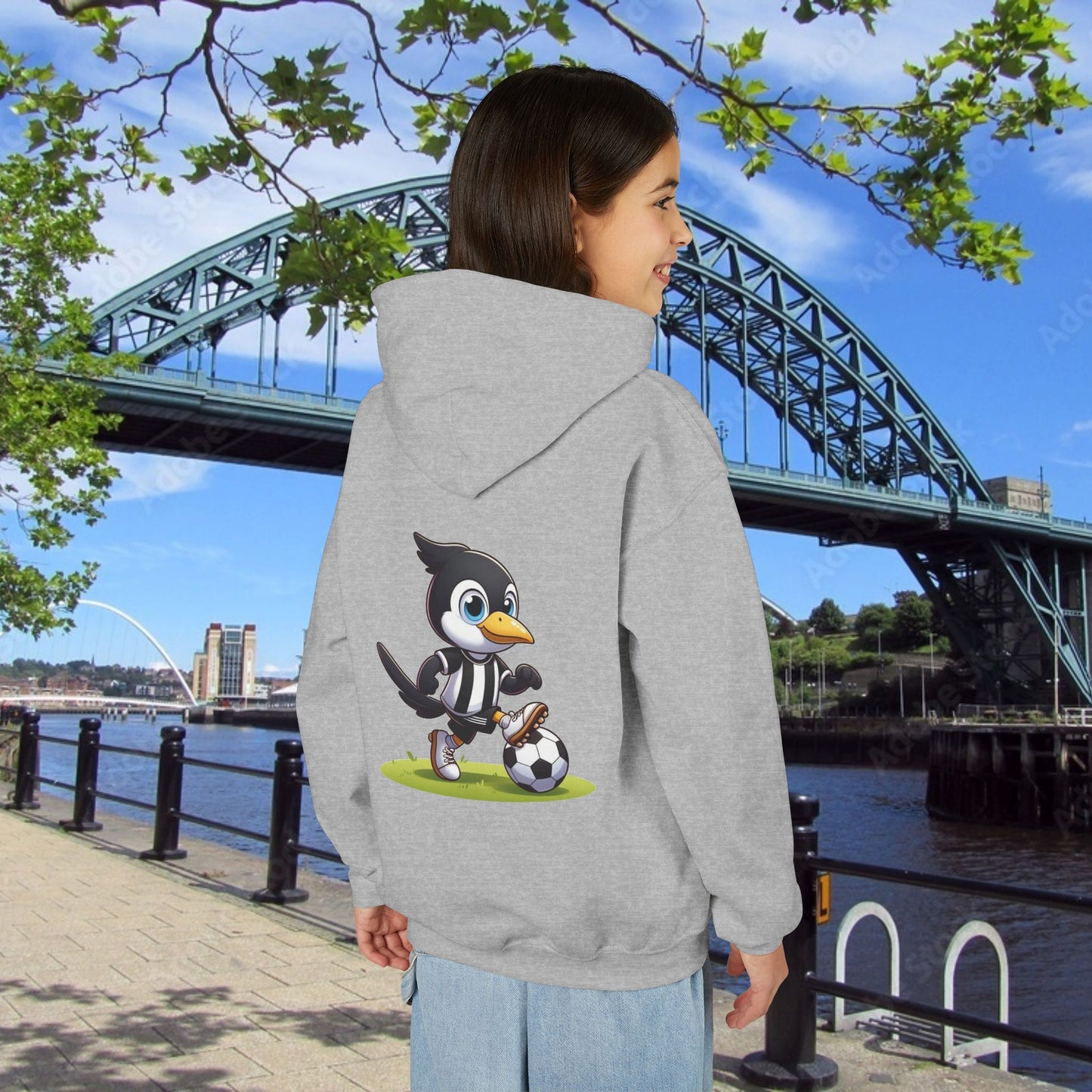 Newcastle United Little Magpie Youth Hoodie