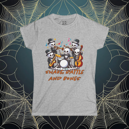 Shake, Rattle. and Bones Women's Softstyle Tee