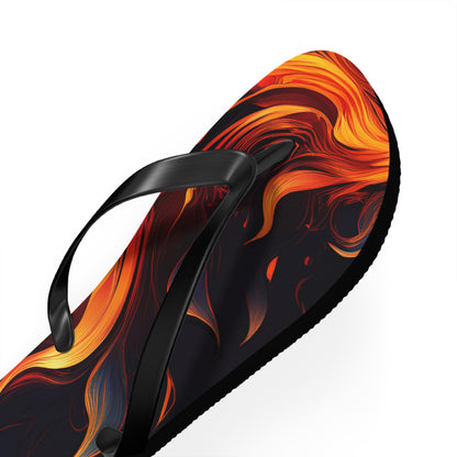 Flames Flip Flops