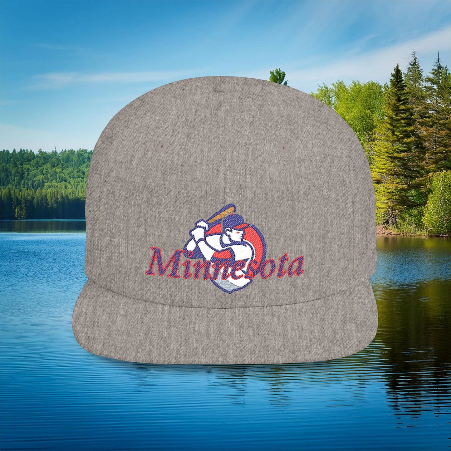Minnesota Baseball Flat Bill Snapback