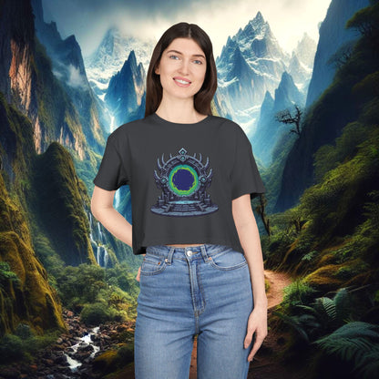 Dark Portal Women's Crop Tee