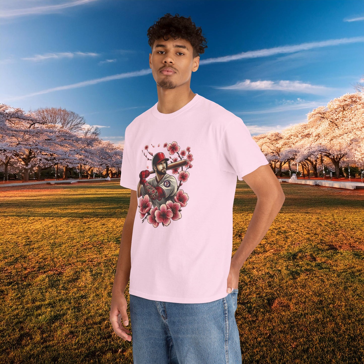 Washington Baseball Cherry Blossom Tee