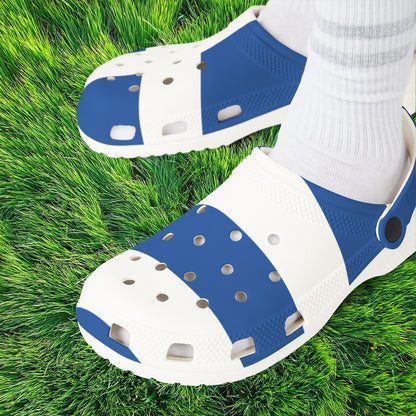 The Greek Flag Foam Clogs