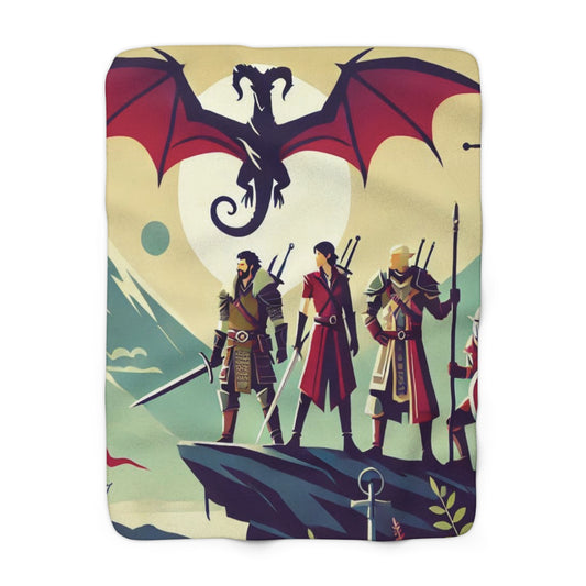 Hinterlands Sherpa Fleece Blanket