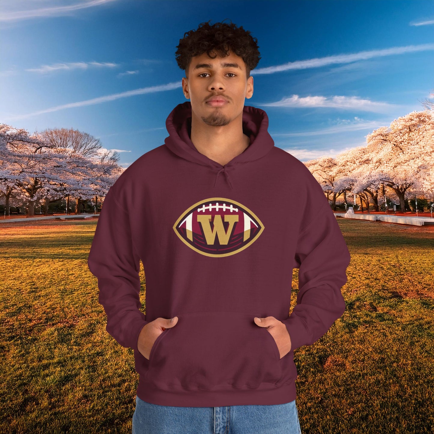 Washington Football Logo Hoodie