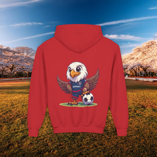 Washington Spirit Red/Blue Design Youth Hoodie