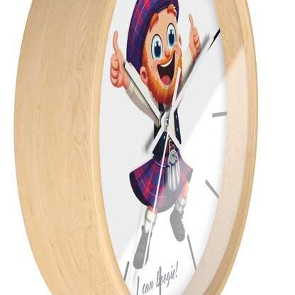 Scotland Can Boogie Wall Clock
