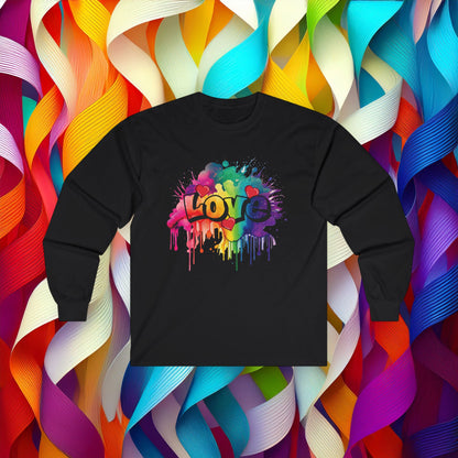 Love Color Bomb Long Sleeve Tee