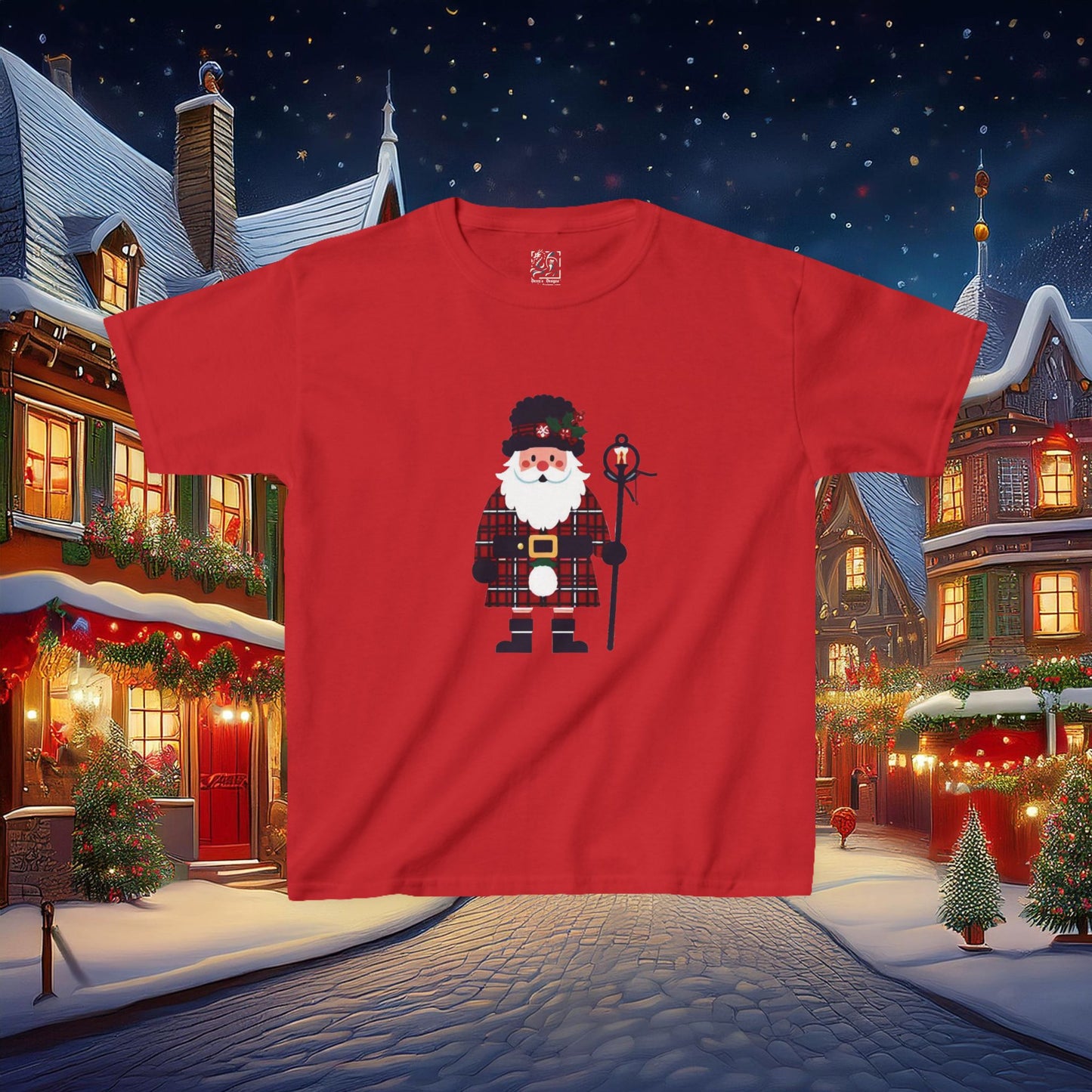 Victorian Santa Kids Tee