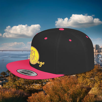 San Diego Baseball Logo Flat Bill Snapback