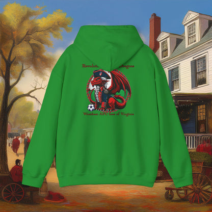 Revolutionary Red Dragons Front & Back Logo Hoodie