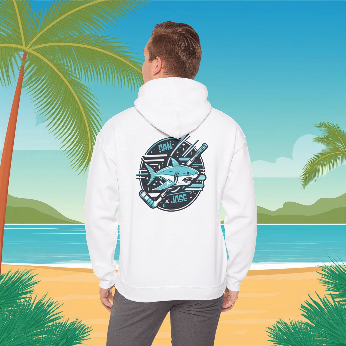 San Jose Hockey Logo Hoodie