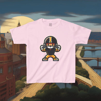 Mini Pittsburgh Football Player Kids Tee