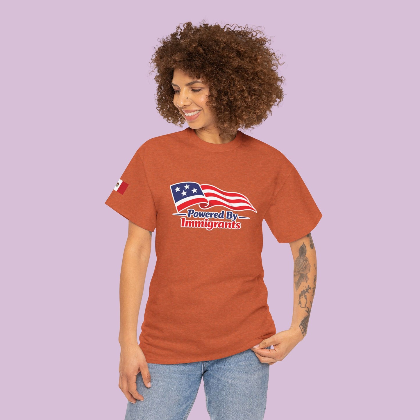 Powered By Immigrants Tee