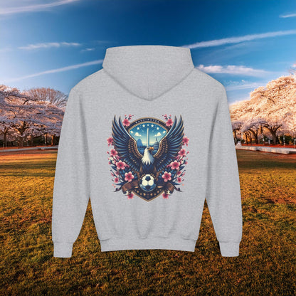 Washington Cherry Blossom Design Youth Hoodie