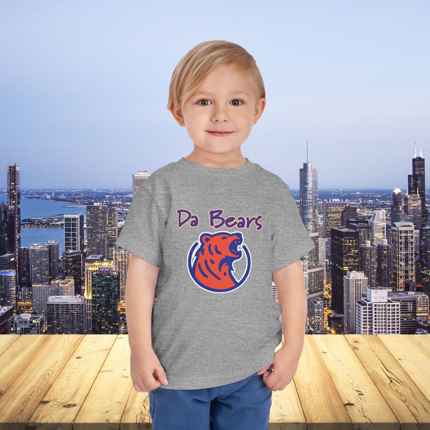 Da Bears Logo Toddler Tee