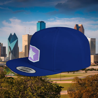 Dallas D Flat Bill Snapback with Star