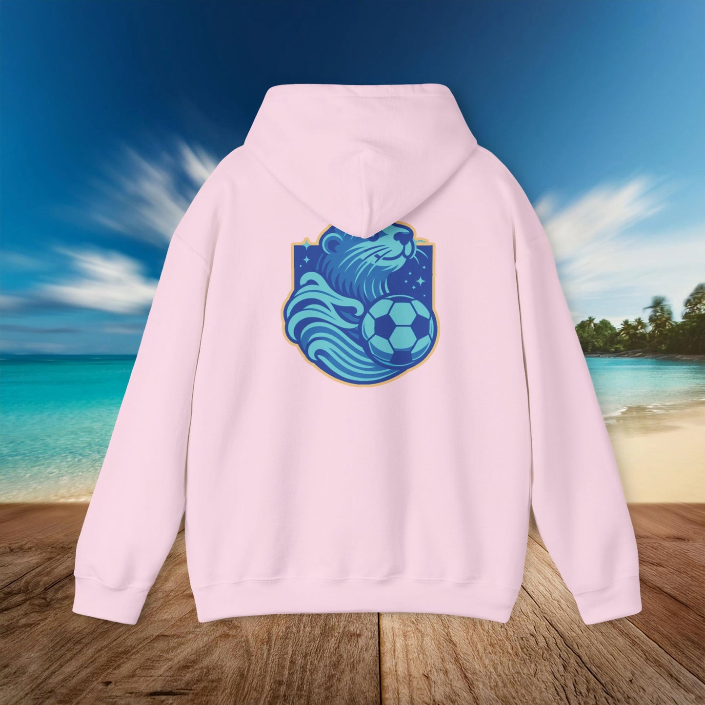 Sea Otter Soccer Logo Hoodie