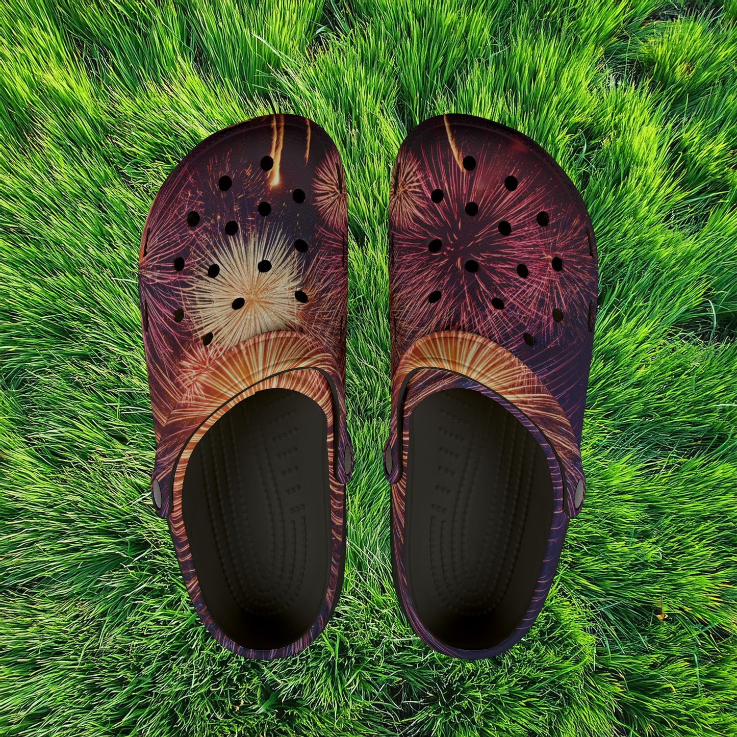 Fireworks Foam Clogs