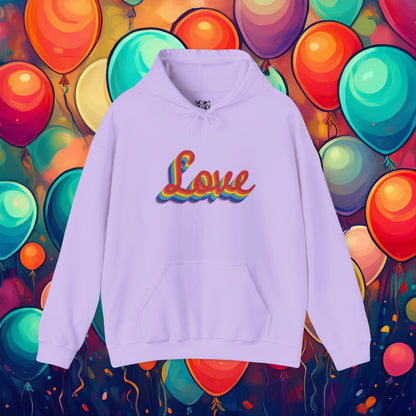 Rainbow Love Unisex Hoodie